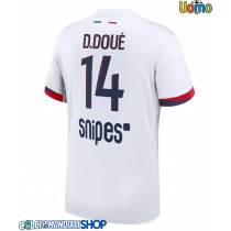 Maglie da calcio Paris Saint-Germain Desire Doue #14 Seconda Maglia 2025-26 Manica Corta